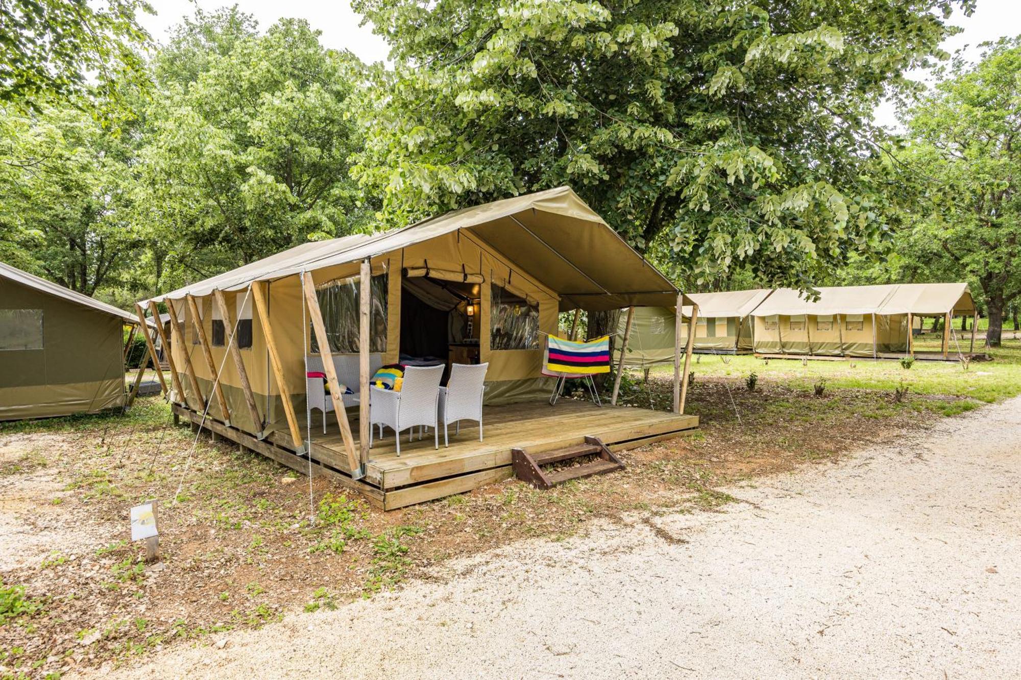 Easyatent Safari Tent Lanterna Červar-Porat Szoba fotó